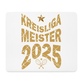 Tennis Meister Kreisliga 2025 - Mousepad (Querformat) - Weiß - Vorne