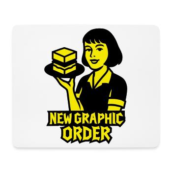 New Graphic Order #1 - Mouse Pad (horizontal) - white - Front