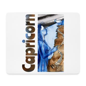 Sternzeichen Steinbock - Mousepad (Querformat) - Weiß - Vorne