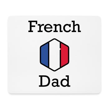 French Dad - Mouse Pad (horizontal) - white - Front