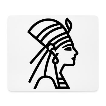 pharaon - Tapis de souris (format paysage) - blanc - Devant