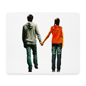 Love - Graphique You Complete Me - Tapis de souris (format paysage) - blanc - Devant
