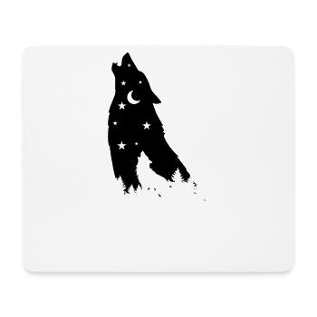 Star Wolf - Mousepad (Querformat) - Weiß - Vorne