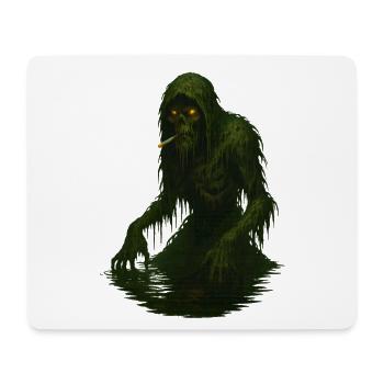 Swamp Monster - Mousepad (Querformat) - Weiß - Vorne