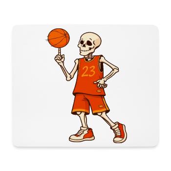 Skeleton Hoops 23 - Mouse Pad (horizontal) - white - Front