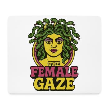 Female Gaze Medusa Portrait - Mouse Pad (horizontal) - white - Front