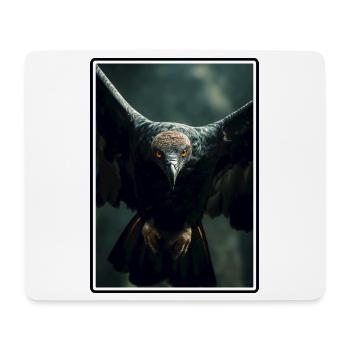 Vautour - Tapis de souris (format paysage) - blanc - Devant