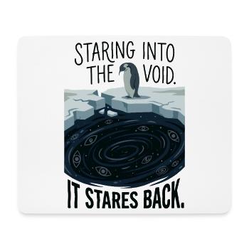Staring into the abyss - Mouse Pad (horizontal) - white - Front