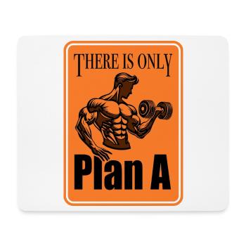Only Plan A - Mouse Pad (horizontal) - white - Front