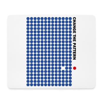 ÄNDERE DAS MUSTER - Mousepad (Querformat) - Weiß - Vorne