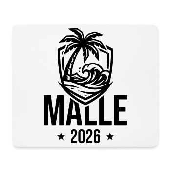 Malle 2026 Palm Trees Beach - Mouse Pad (horizontal) - white - Front