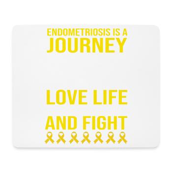 Endometriosis - Mouse Pad (horizontal) - white - Front
