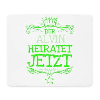 Geschenk für Alvin - Mousepad (Querformat) - Weiß - Vorne