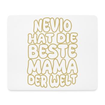 Mama Nevio - Mousepad (Querformat) - Weiß - Vorne