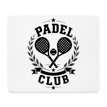 Padel Club Emblem - Mousepad (Querformat) - Weiß - Vorne