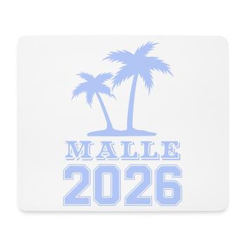 Malle Palmen 2026 - Mousepad (Querformat) - Weiß - Vorne