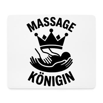 Masseurin Massage Königin - Mousepad (Querformat) - Weiß - Vorne