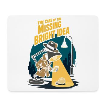 The Case of the Missing Bright Idea - Mousepad (Querformat) - Weiß - Vorne