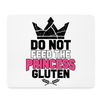 Füttere die Prinzessin nicht - Mousepad (Querformat) - Weiß - Vorne