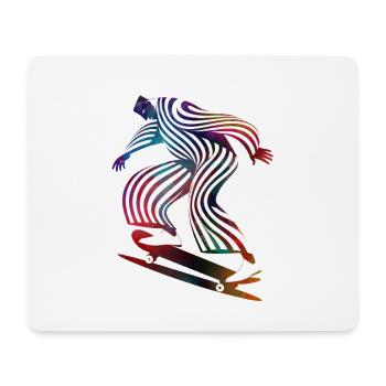 Skateboarder - Mousepad (Querformat) - Weiß - Vorne