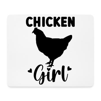 Huhn Statement - Mousepad (Querformat) - Weiß - Vorne