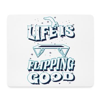  Motivation Trampolin Workout Trampolin-Sport - Mousepad (Querformat) - Weiß - Vorne