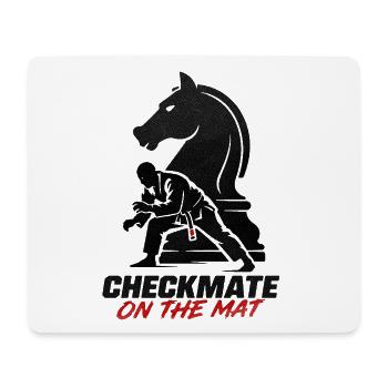 Schachmatt auf der Matte – BJJ - Mousepad (Querformat) - Weiß - Vorne