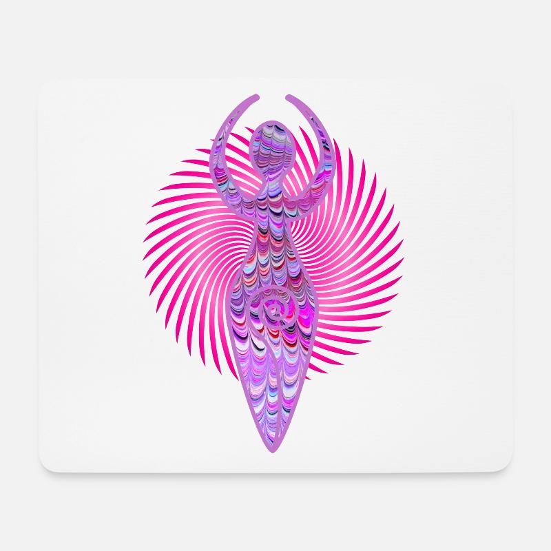 spiralgöttin e 62 - Mousepad (Querformat) - Weiß