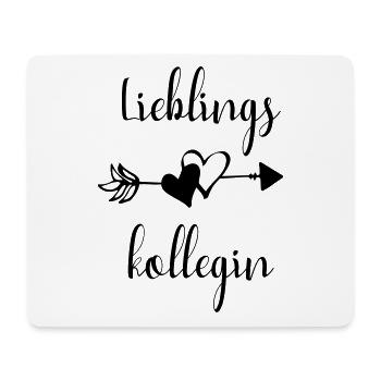 Lieblingskollegin Kollegin Team Spruch Geschenk - Mousepad (Querformat) - Weiß - Vorne