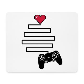 Love Connection (Gaming) - Tapis de souris (format paysage) - blanc - Devant
