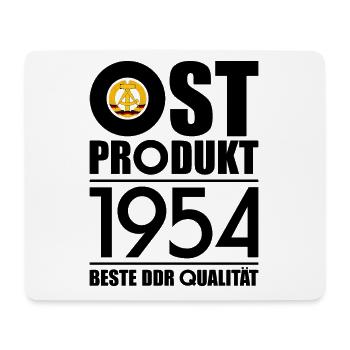 72. GEBURTSTAG OSSI OSTPRODUKT 1954 DDR - Mousepad (Querformat) - Weiß - Vorne