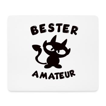 meilleur design amateur cool - Tapis de souris (format paysage) - blanc - Devant