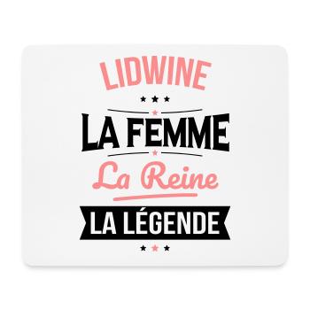 Lidwine - La Femme - La Reine - La Légende - Tapis de souris (format paysage) - blanc - Devant