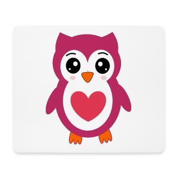 Valentinstag Pink Heart, Valentinstag - Mousepad (Querformat) - Weiß - Vorne
