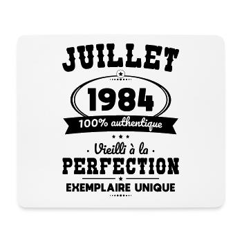 40th Anniversary - July 1984 Perfection - Mouse Pad (horizontal) - white - Front