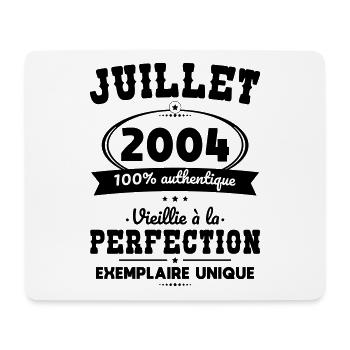 20th Anniversary - July 2004 Perfection - Mouse Pad (horizontal) - white - Front