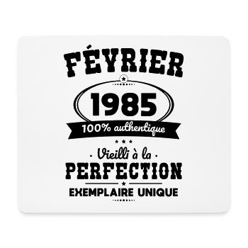 40th Anniversary - February 1985 Perfection - Mouse Pad (horizontal) - white - Front