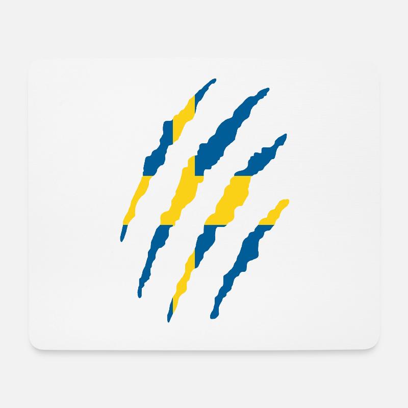 Schweden Flagge Schweden - Ich liebe dich Shirt - Mousepad (Querformat) - Weiß