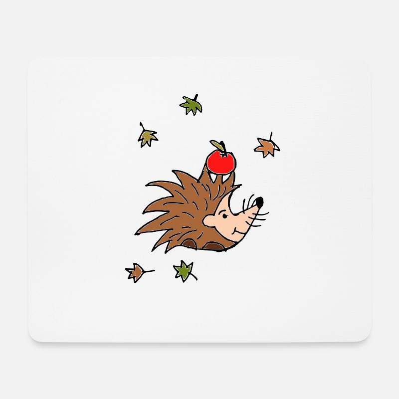 Hedgehog - Mouse Pad (horizontal) - white