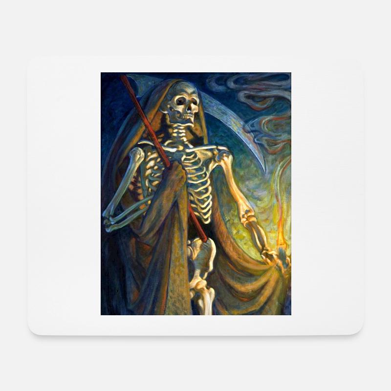 Santa Muerte - Mouse Pad (horizontal) - white