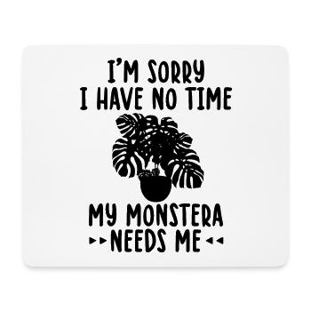 Monstera lovers | Houseplants Gift Ideas - Mouse Pad (horizontal) - white - Front