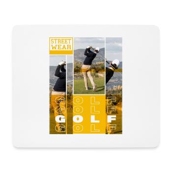 Golf Golfen Golfspieler Sport Hobby Club Vintage - Mousepad (Querformat) - Weiß - Vorne
