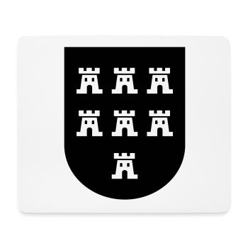 Wappen Siebenbürger Sachsen 2farbig - Siebenbürgen - Mousepad (Querformat) - Weiß - Vorne