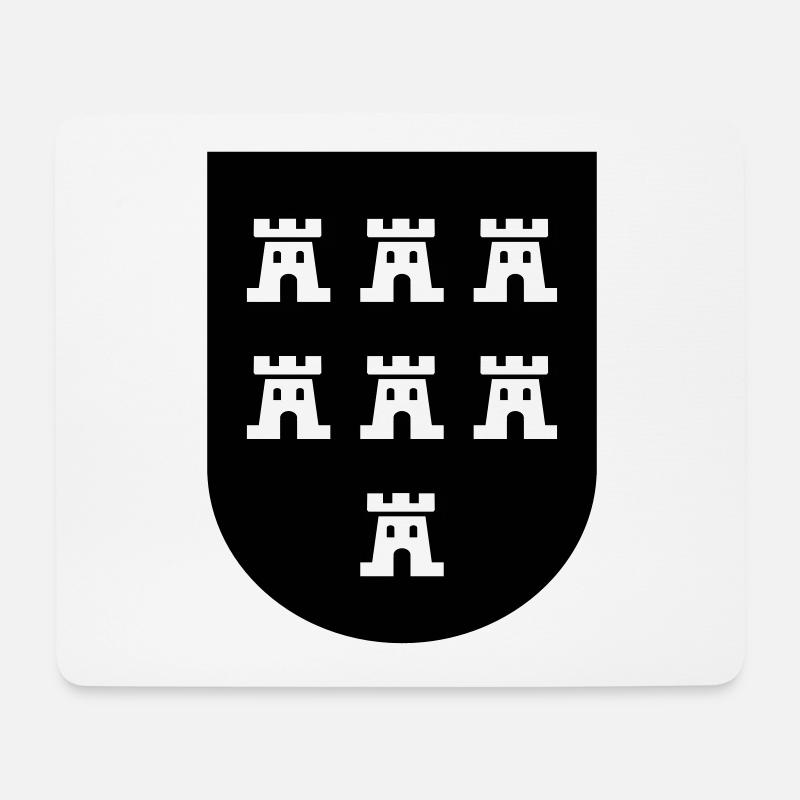 Wappen Siebenbürger Sachsen 2farbig - Siebenbürgen - Mousepad (Querformat) - Weiß