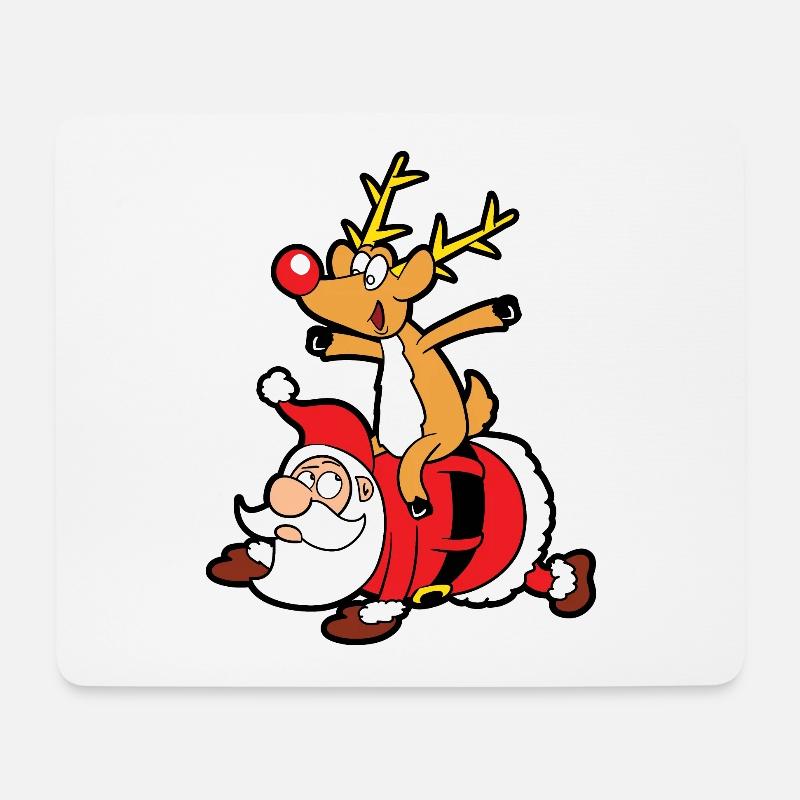 Weihnachten - Mousepad (Querformat) - Weiß