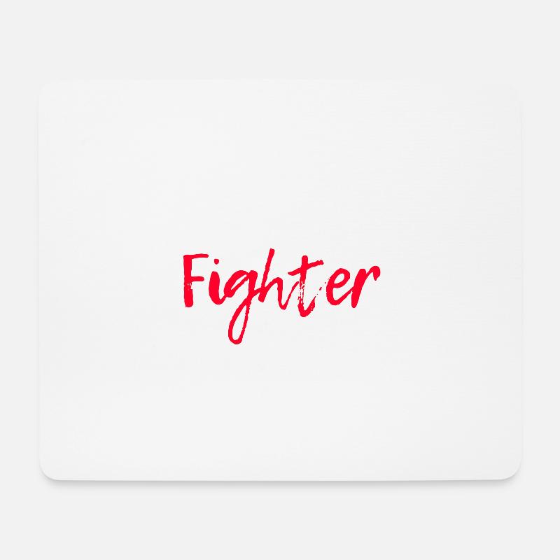 FIGHTER - Mouse Pad (horizontal) - white