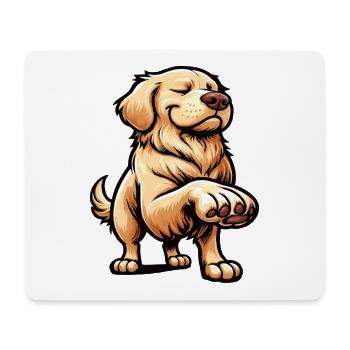Golden Retriever Goldie Goldieowner Goldies - Mouse Pad (horizontal) - white - Front