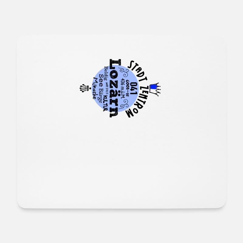 Luzern Lozärn - Mousepad (Querformat) - Weiß