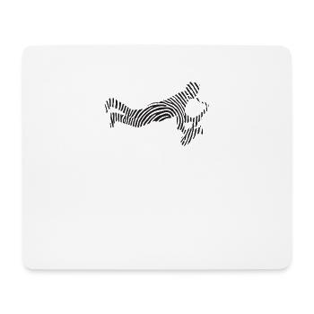 saxophone - Tapis de souris (format paysage) - blanc - Devant