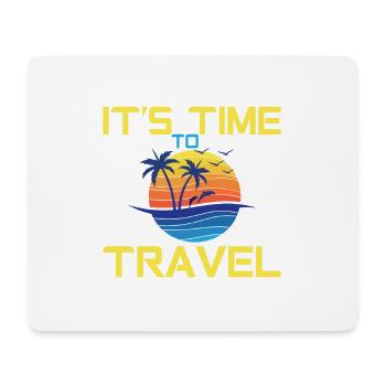 Travel vacation adventure gift - Mouse Pad (horizontal) - white - Front